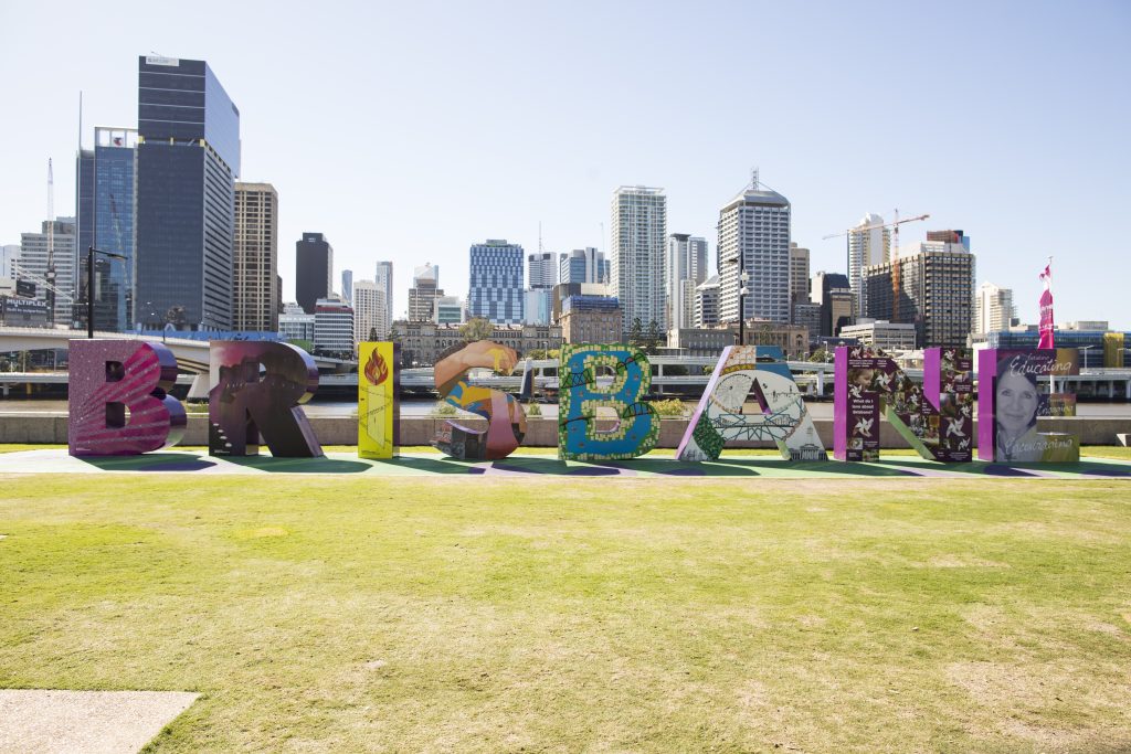 The fabled Brisbane sign. How did they know we love giant letters?