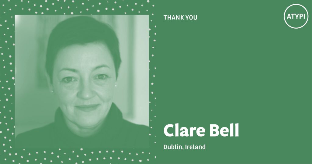 Thank you Clare Bell!