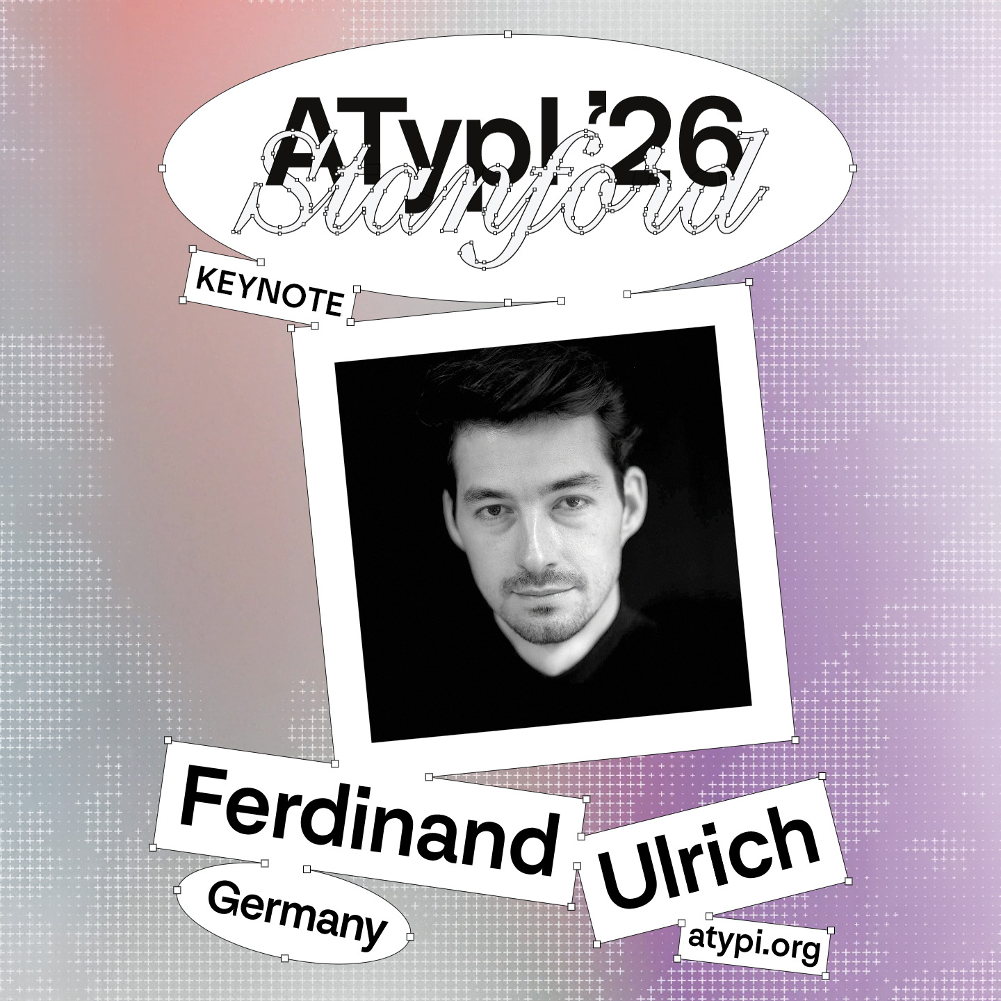 Ferdinand Ulrich is a keynote speaker at ATypI 2026 Stanford